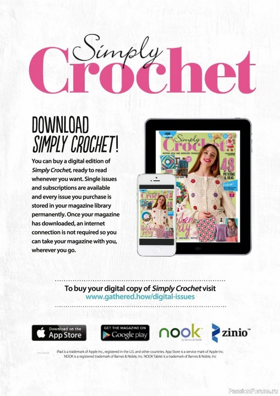 Вязаные проекты крючком в журнале «Simply Crochet №122 2022»