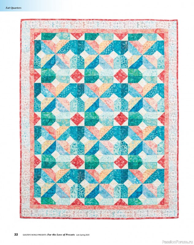 Коллекция проектов для рукодельниц в журнале «Quilter's World Special Edition - Late Spring 2025»