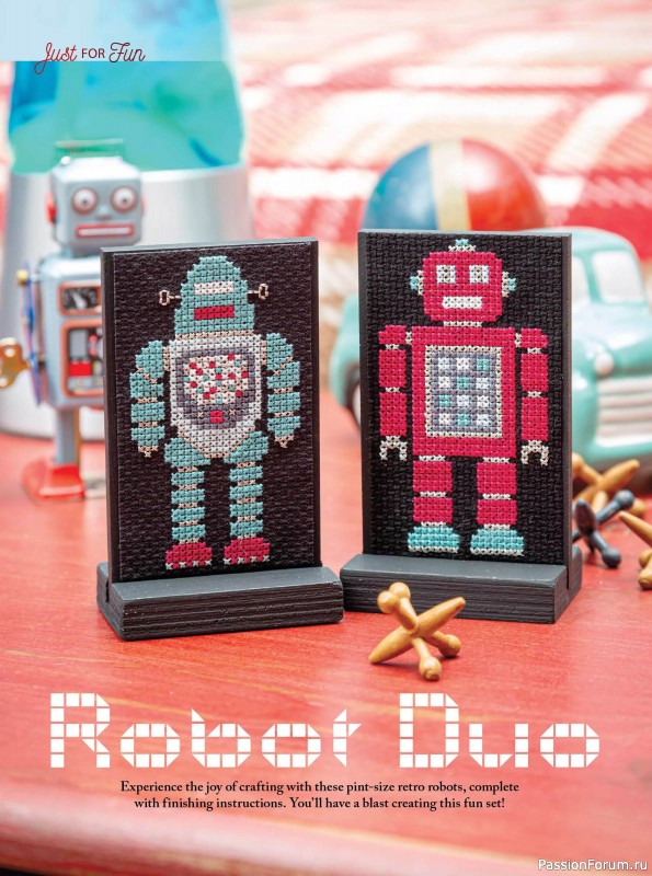 Коллекция вышивки в журнале «Just CrossStitch - Autumn 2024»