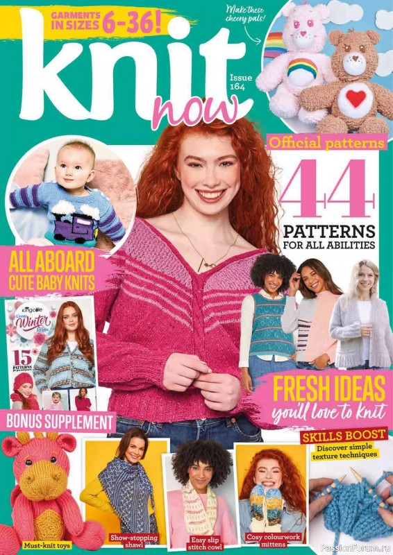Вязаные проекты в журнале «Knit Now №164 2024»