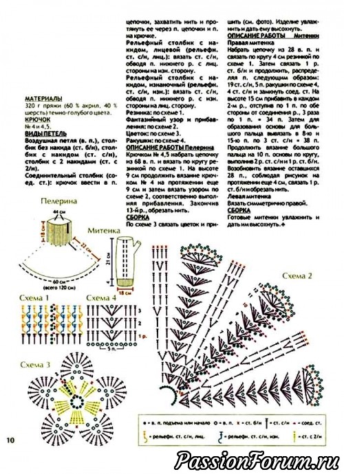 Ажурная пелерина