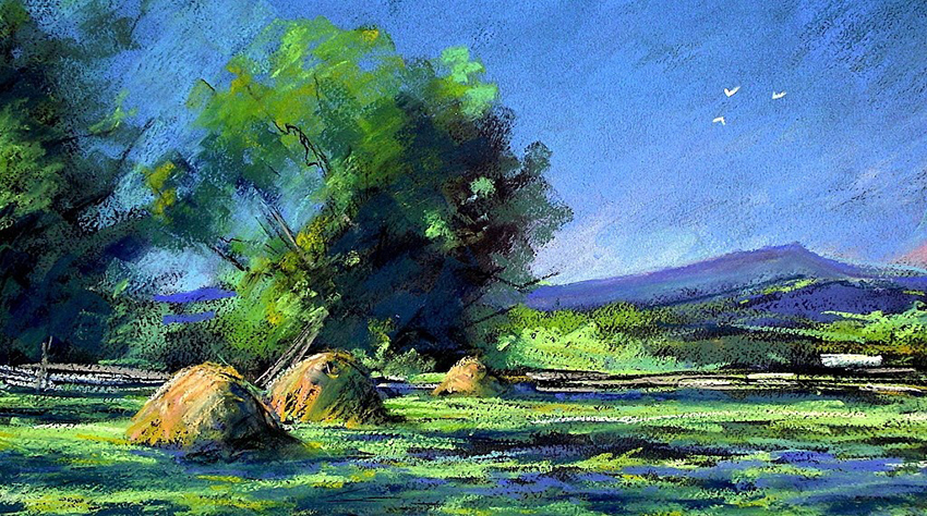 Бархатистая пастель...