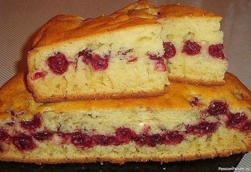 Пирог с вишней