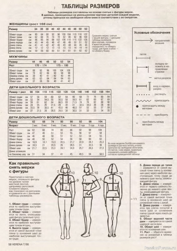 Журнал "Verena" №07 1998