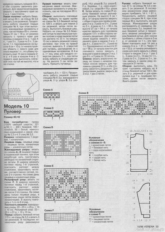 Журнал "Verena" №10 1996