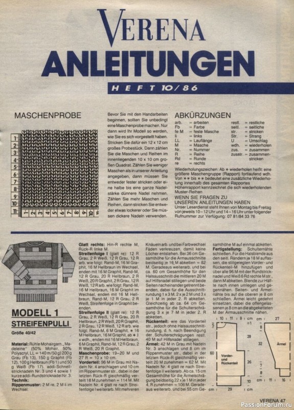 Журнал "Verena" №10 1986