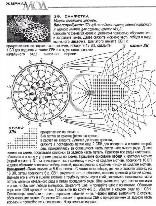 Лебеди для свадебной подушечки.