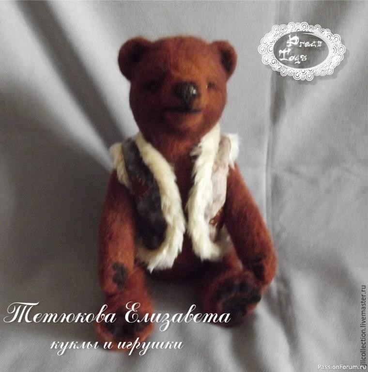 Как сшить меховую жилетку для мишки (автор - Тетлюкова Елизавета )