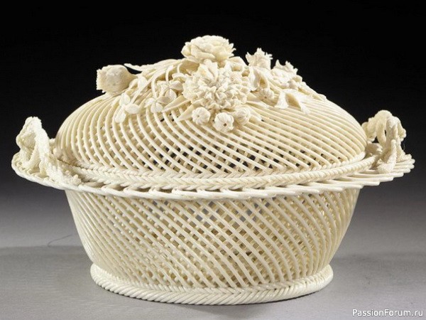 ​Фарфоровые корзины и цветы Belleek