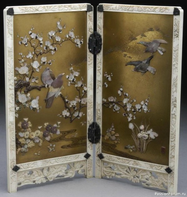 Японский настольный экран