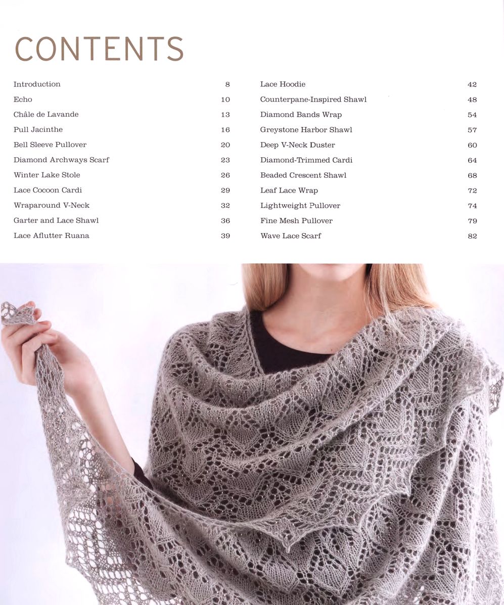 40 проектов вязания в журнале "Vogue Knitting Lace": 40 Bold & Delicate Knits 2021