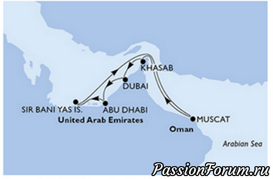 Впечатления из круиза по Персидскому заливу