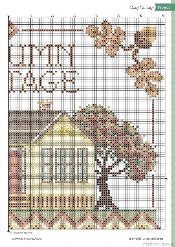 Журнал "The World of Cross Stitching" №311 2021. Много схем