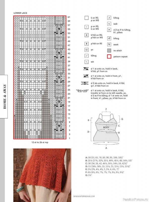 Схемы из журнала Interweave Knits - Summer 2021