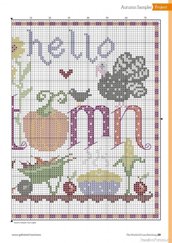 Журнал "The World of Cross Stitching" №311 2021. Много схем
