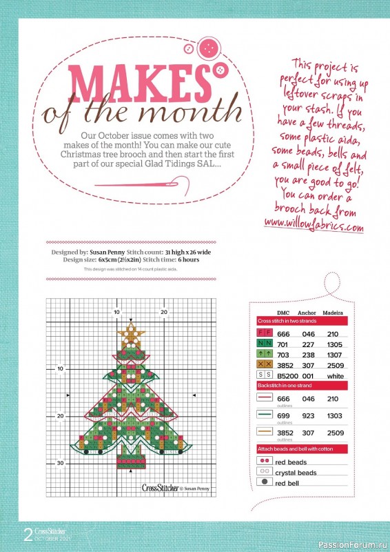 Журнал "CrossStitcher" №375 2021. Много схем!