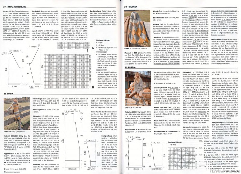 Журнал "VЕRЕNА. STRICKTRENDS" №3 2021. Схемы и описания