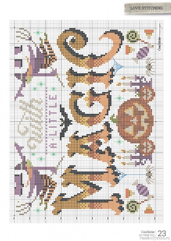 Журнал "CrossStitcher" №375 2021. Много схем!