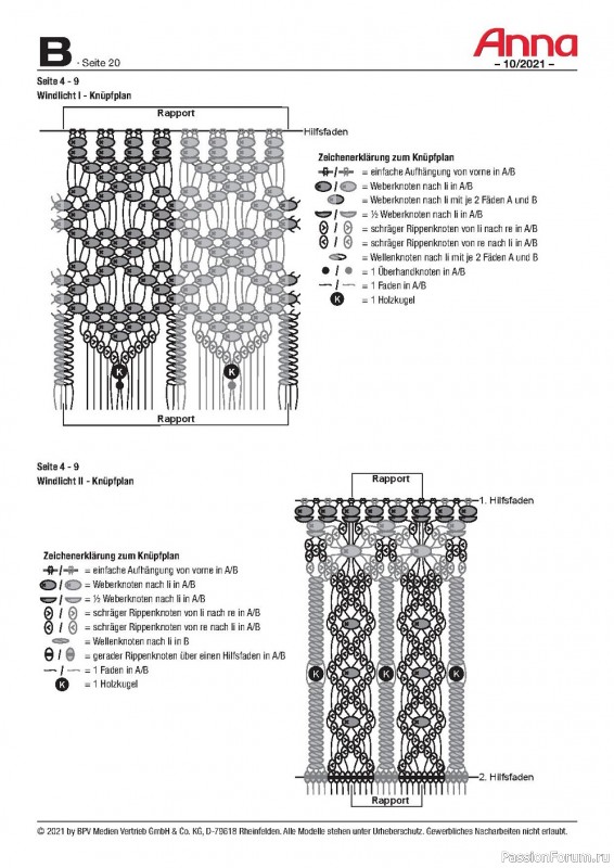 Журнал "Anna" №10 2021 Germany. Много схем!