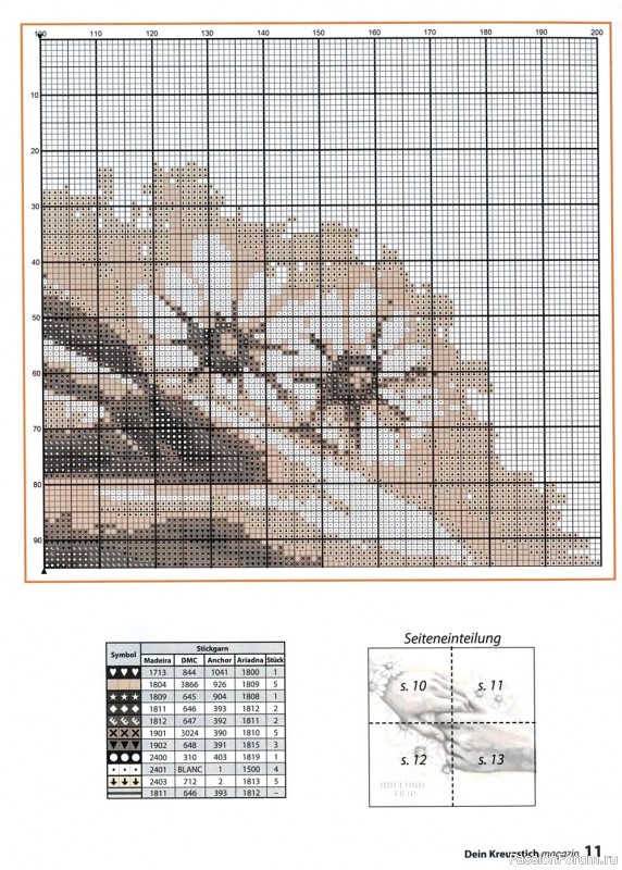 Схемы для вышивки из журнала "Dein Creuzstich magazin" 5-2021