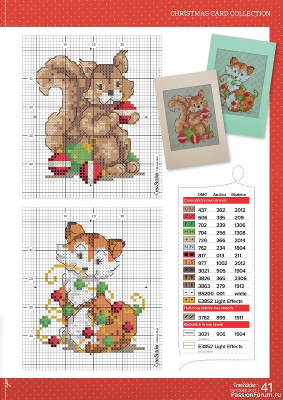 Журнал "CrossStitcher" №375 2021. Много схем!