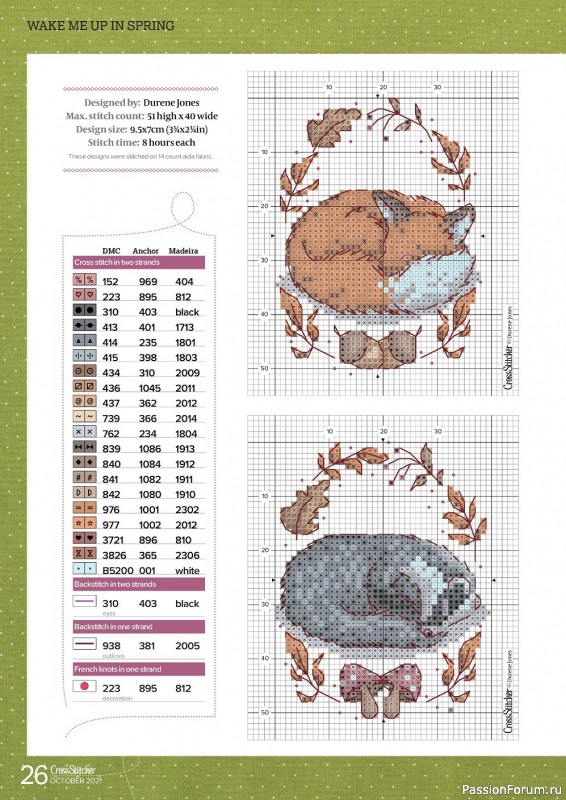 Журнал "CrossStitcher" №375 2021. Много схем!