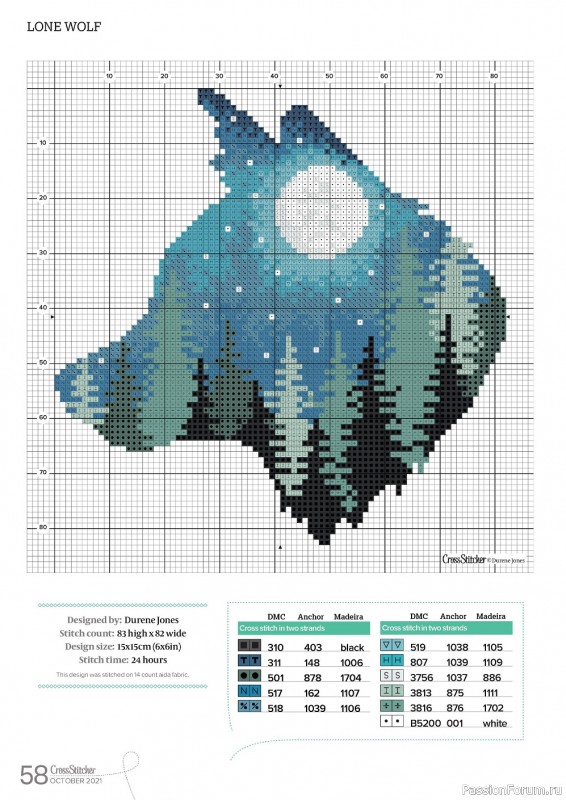 Журнал "CrossStitcher" №375 2021. Много схем!