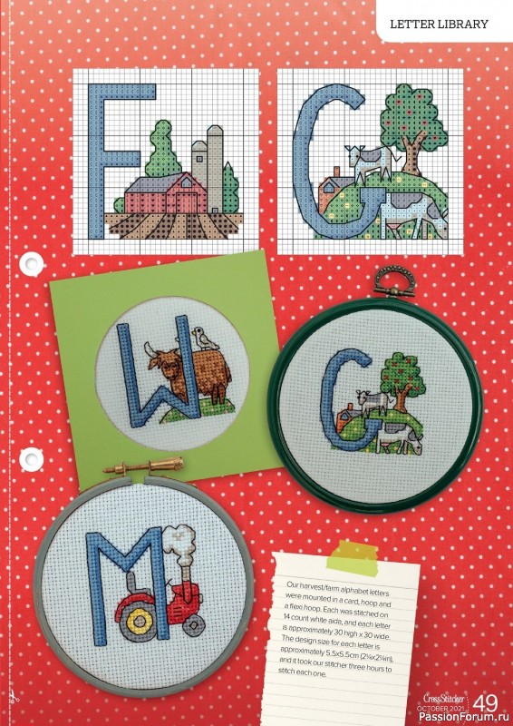 Журнал "CrossStitcher" №375 2021. Много схем!