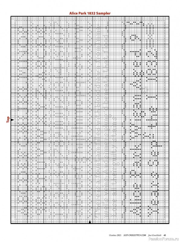 Журнал "Just CrosStitch October" 2021