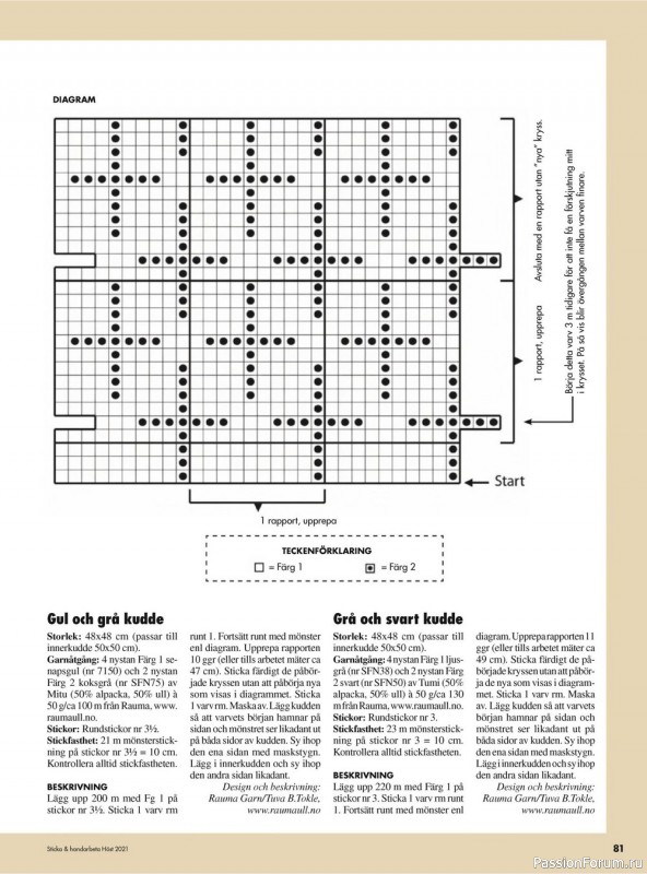Журнал "Sticka & handarbeta Höst" 2021г. Много схем!