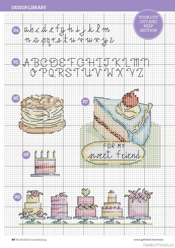 Журнал "The World of Cross Stitching" №310 2021