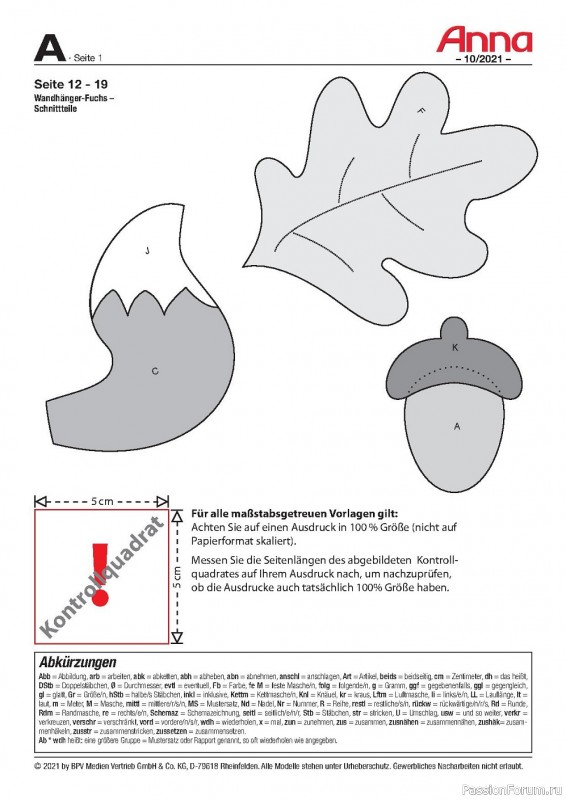 Журнал "Anna" №10 2021 Germany. Много схем!