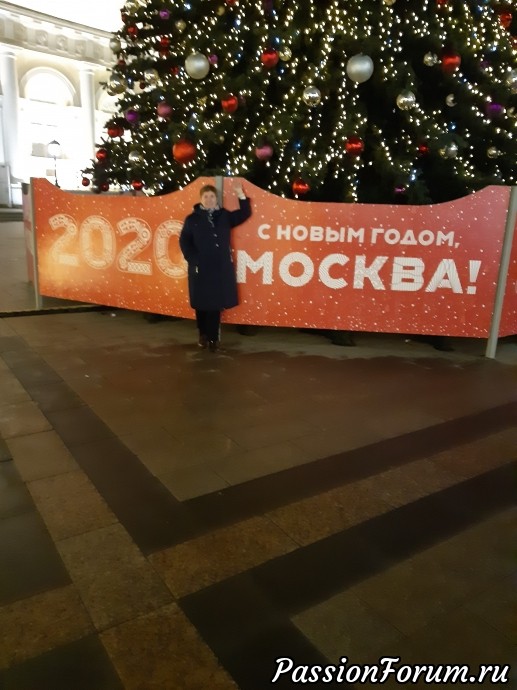 Встреча в предновогодней Москве.