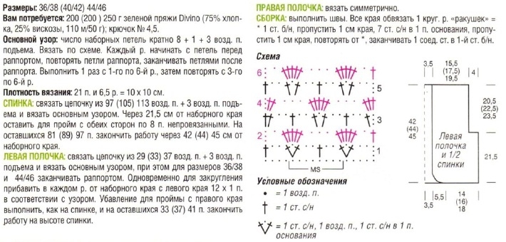 Болеро крючком