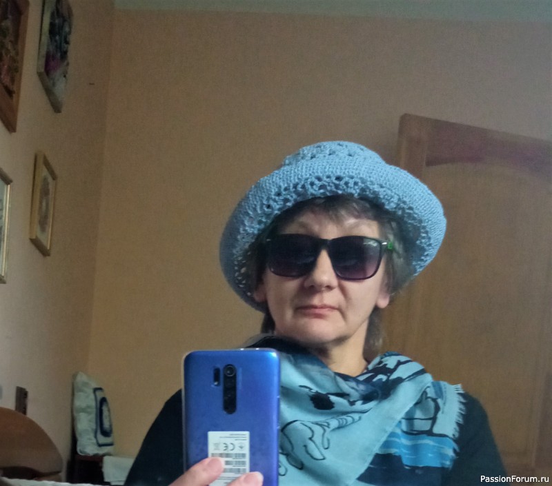 Шляпа крючком.