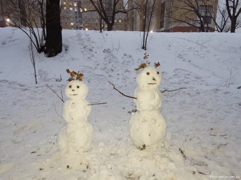 Парад снеговиков