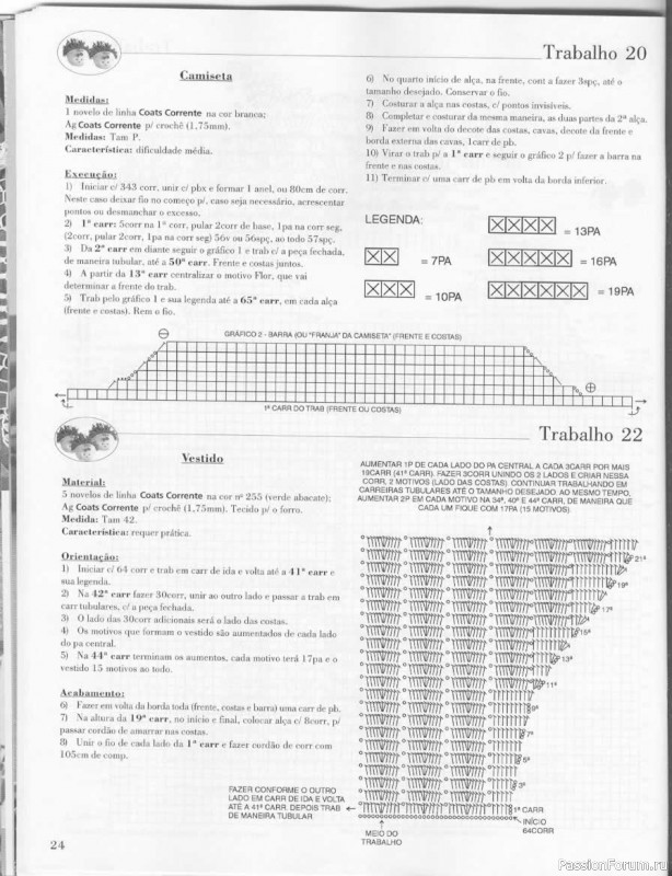 Trabalhos em Croche - работы крючком