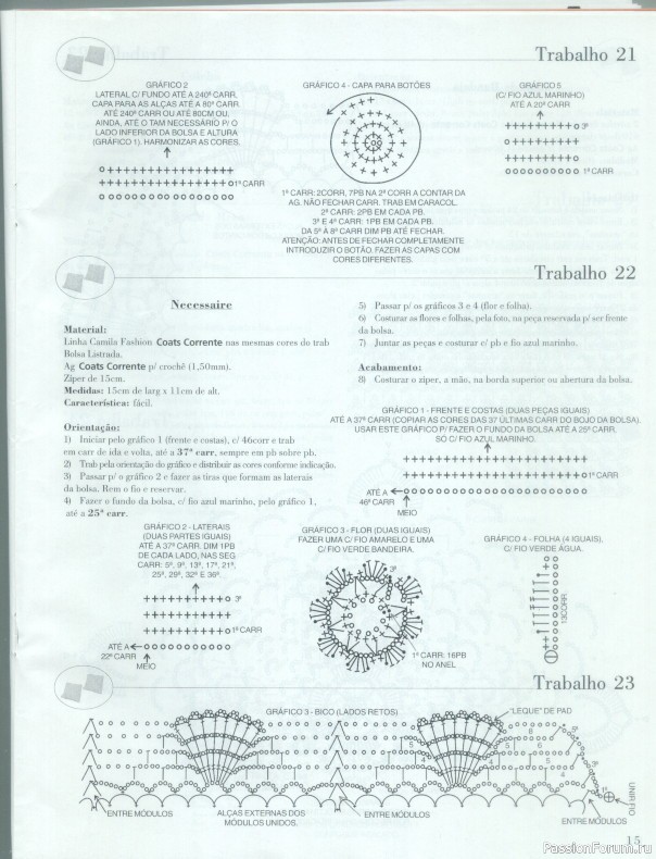 Trabalhos em Croche - работы крючком