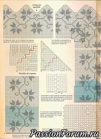 Филейное вязание Muestras y Motivos Seleccion