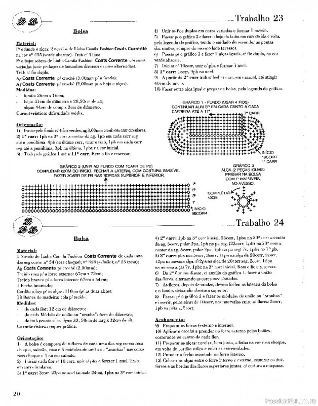 Trabalhos em Croche - работы крючком