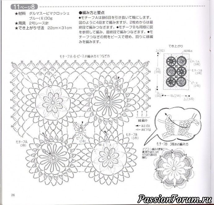 Японский журнал по вязанию крючком
