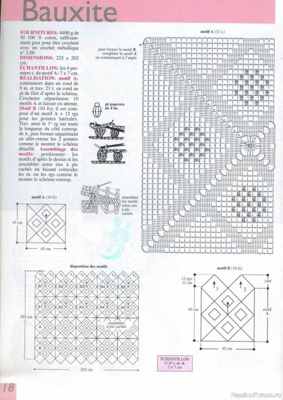 Салфетки, скатерти крючком. Схемы