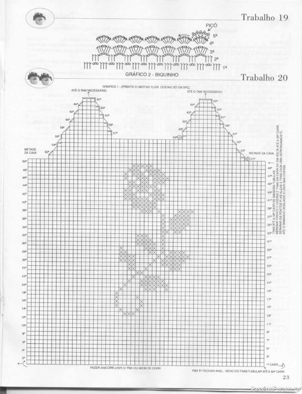 Trabalhos em Croche - работы крючком