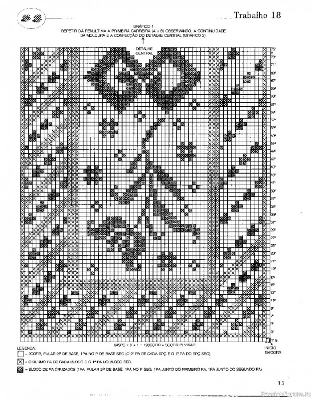 Trabalhos em Croche - работы крючком