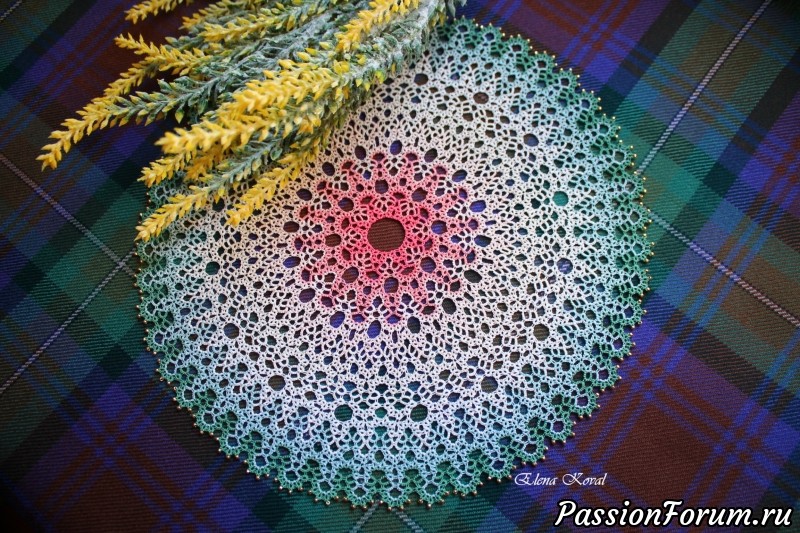 Фриволите. Mystery Doily