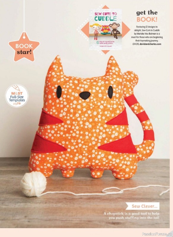 Журнал Make & Sew Toys №6 2021