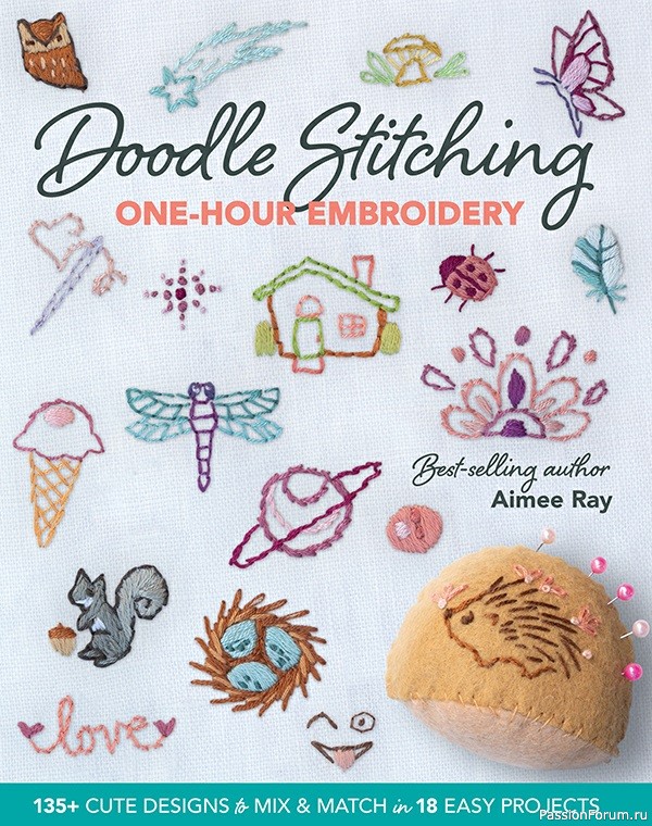 Книга "Doodle Stitching One-Hour Embroidery" 2021