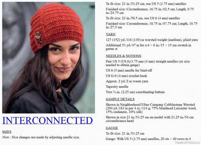 Книга "Knit Hats with Woolly Wormhead Styles for the Whole Family" 2021