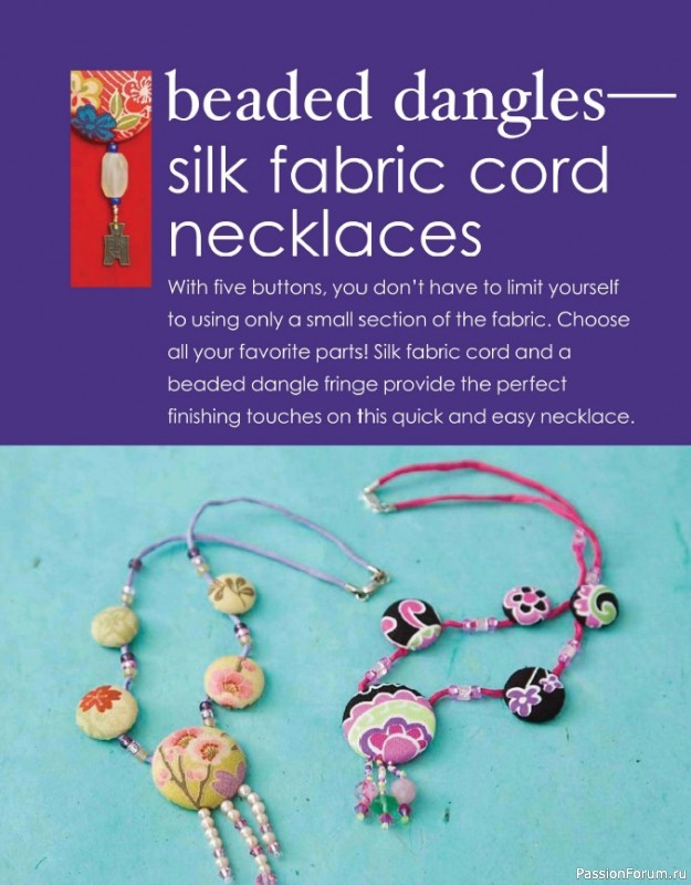 Fast, Fun & Easy Fabric Cover-Button Jewelry: Create Gifts & Glamour in an Afternoon 2009