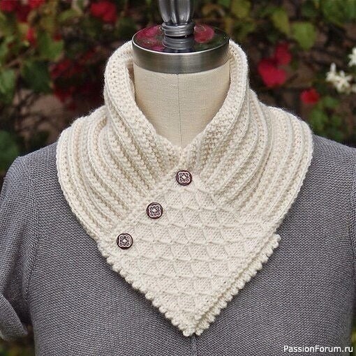 Оригинальная манишка. Описание